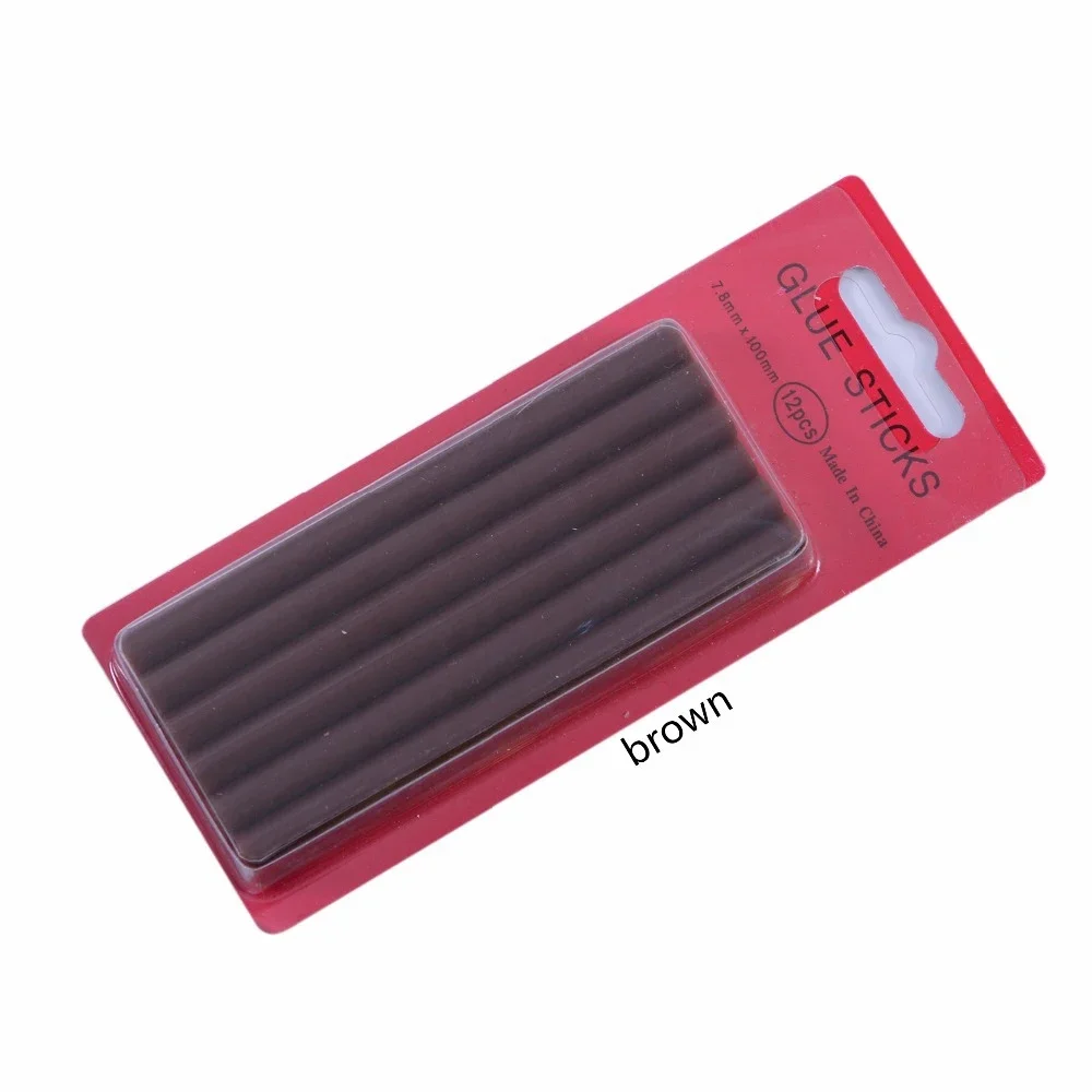 12pcs/box 0.7*10 cm Hot Melt G - Glue Gun Hair review and price