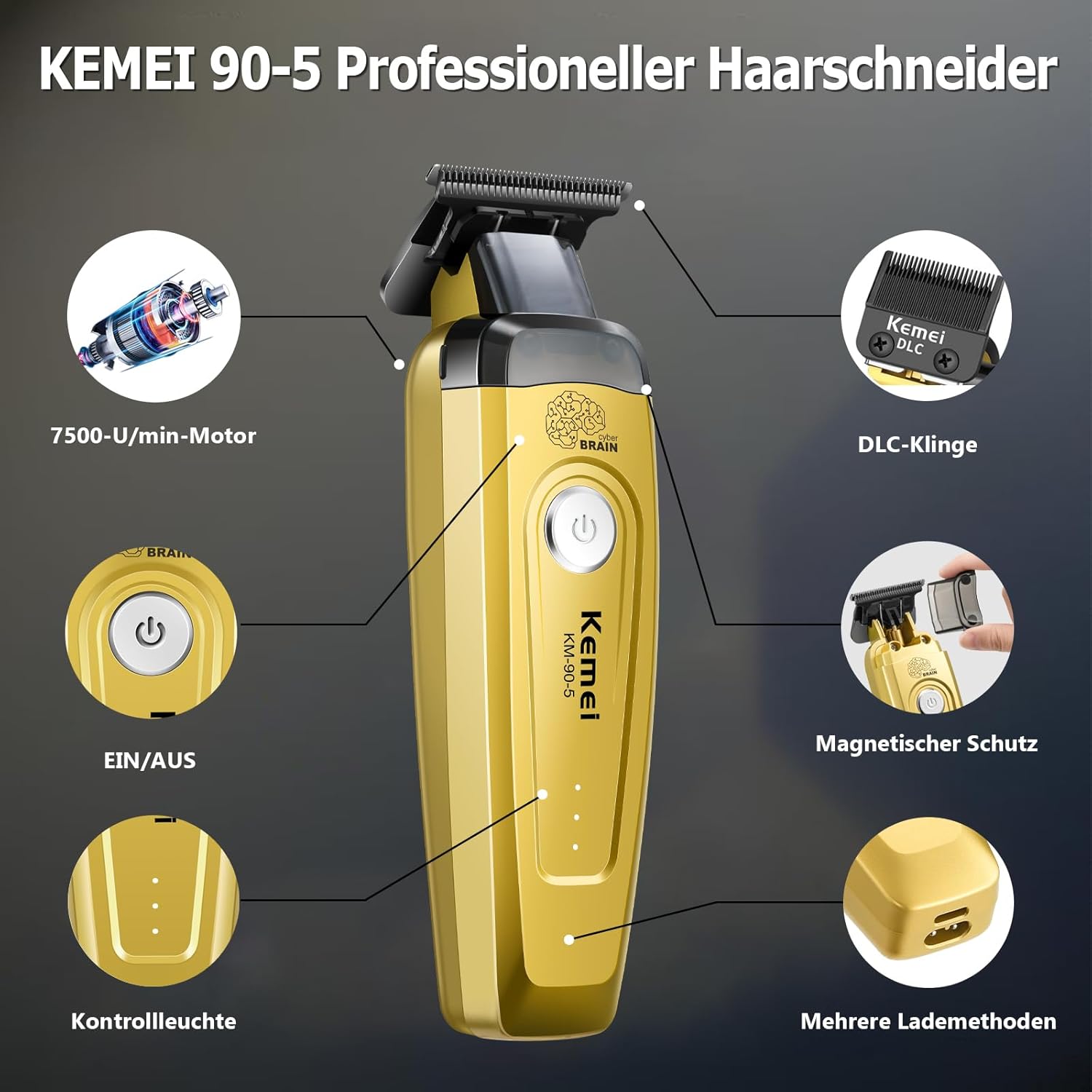 KEMEI Men's Hair Trimmer, Cord - Hair Care Kit review and price