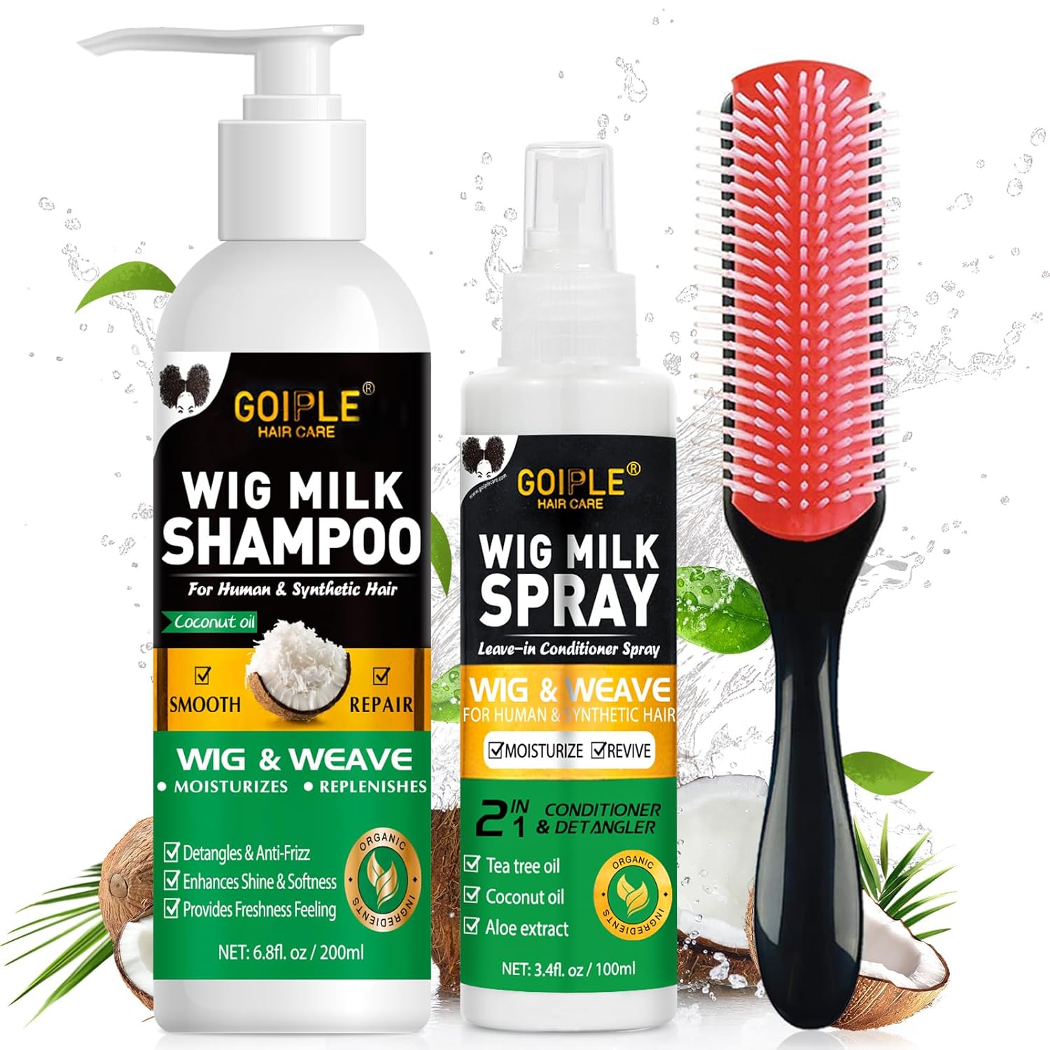 GOIPLE 3 in 1 Wig Care Kit wit - Hair Care Kit review and price