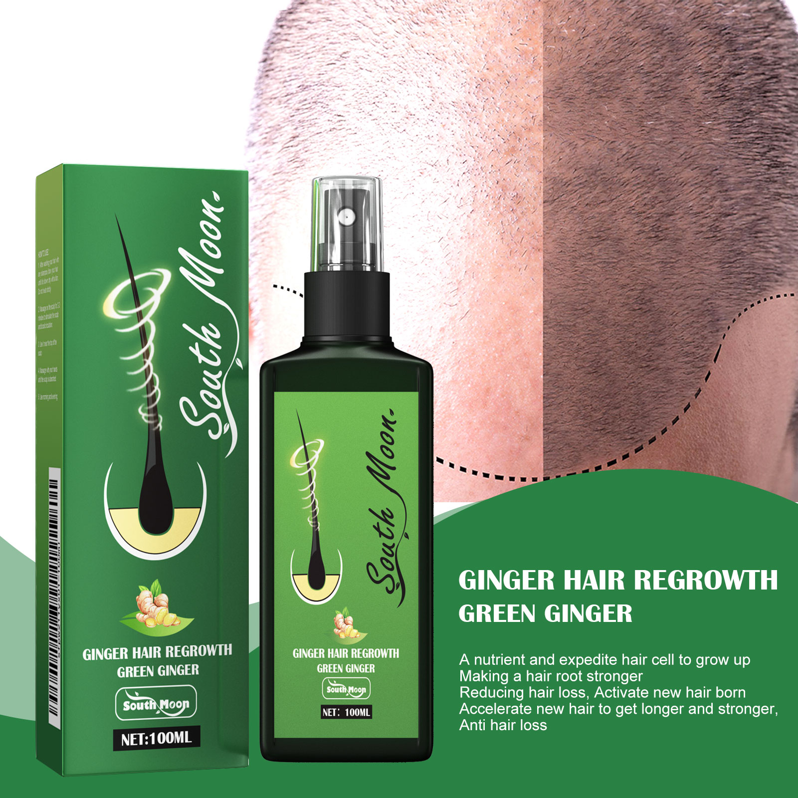 Ginger Hair Care Spray Promote - Hair Care Herbal Products review and price