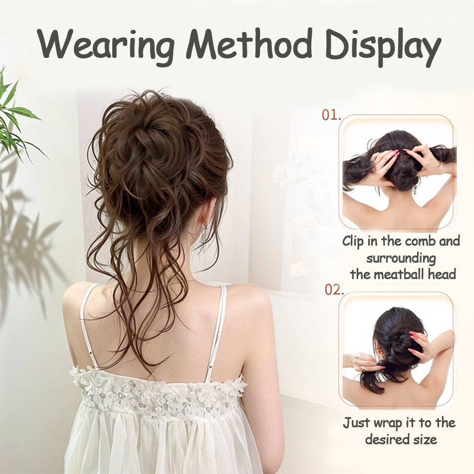 Women's Synthetic Messy Tassel - Hair Care Wavy Hair review and price