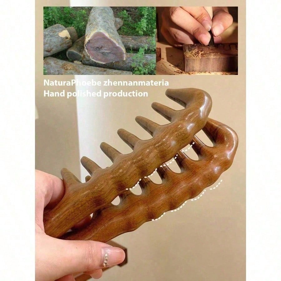 1‑Piece Natural Sandalwood Wid - Hair Care Wavy Hair review and price