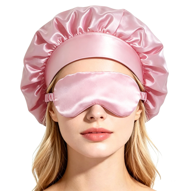  Satin Bonnet Sleep Eye Mask  - Hair Care Kit review and price
