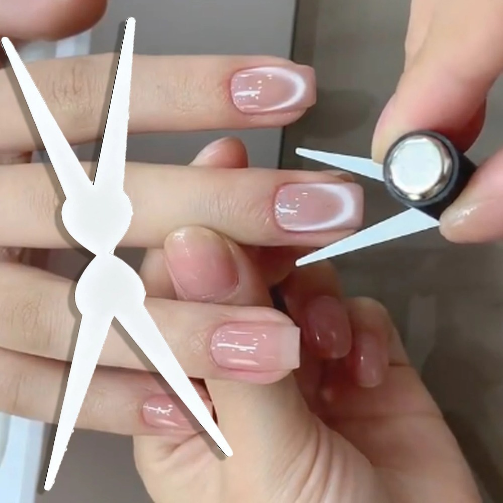 3D Double Headed Nails French  - Hair Care Gel review and price