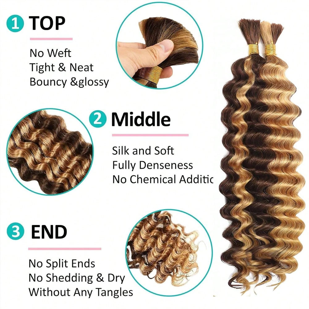 Human Braiding Hair 18 Inch 2  - Hair Care Wavy Hair review and price