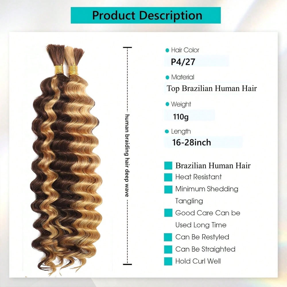 Human Braiding Hair 18 Inch 2  - Hair Care Wavy Hair review and price