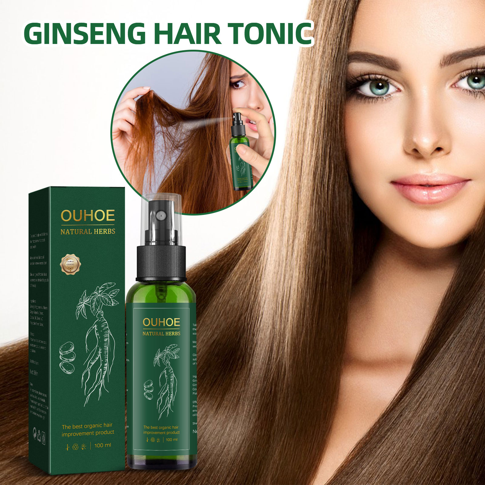 Natural Herbal Ginseng Hair Ca - Hair Care Herbal Products review and price