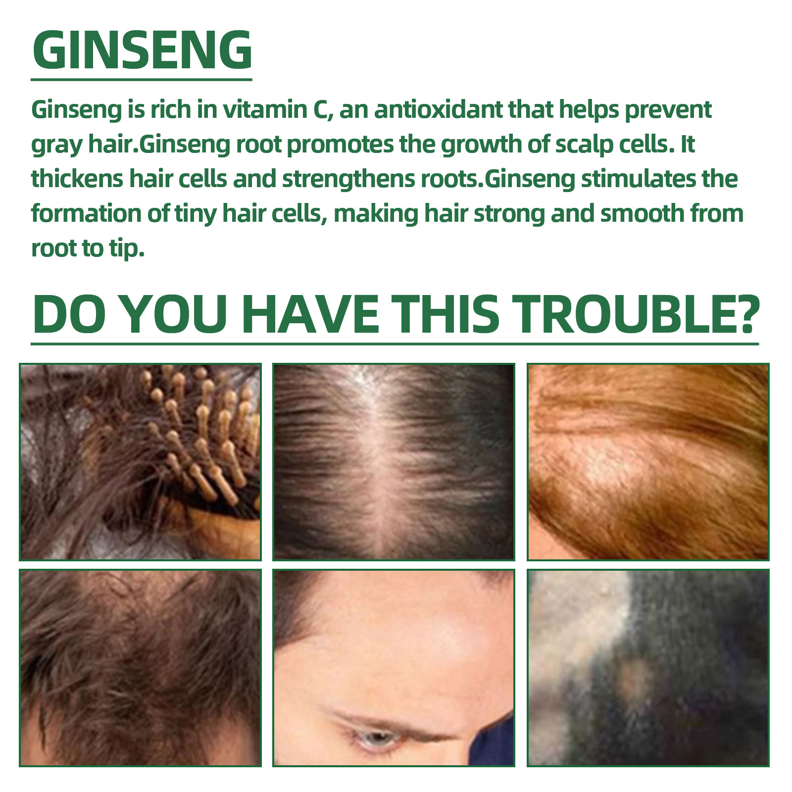 Natural Herbal Ginseng Hair Ca - Hair Care Herbal Products review and price