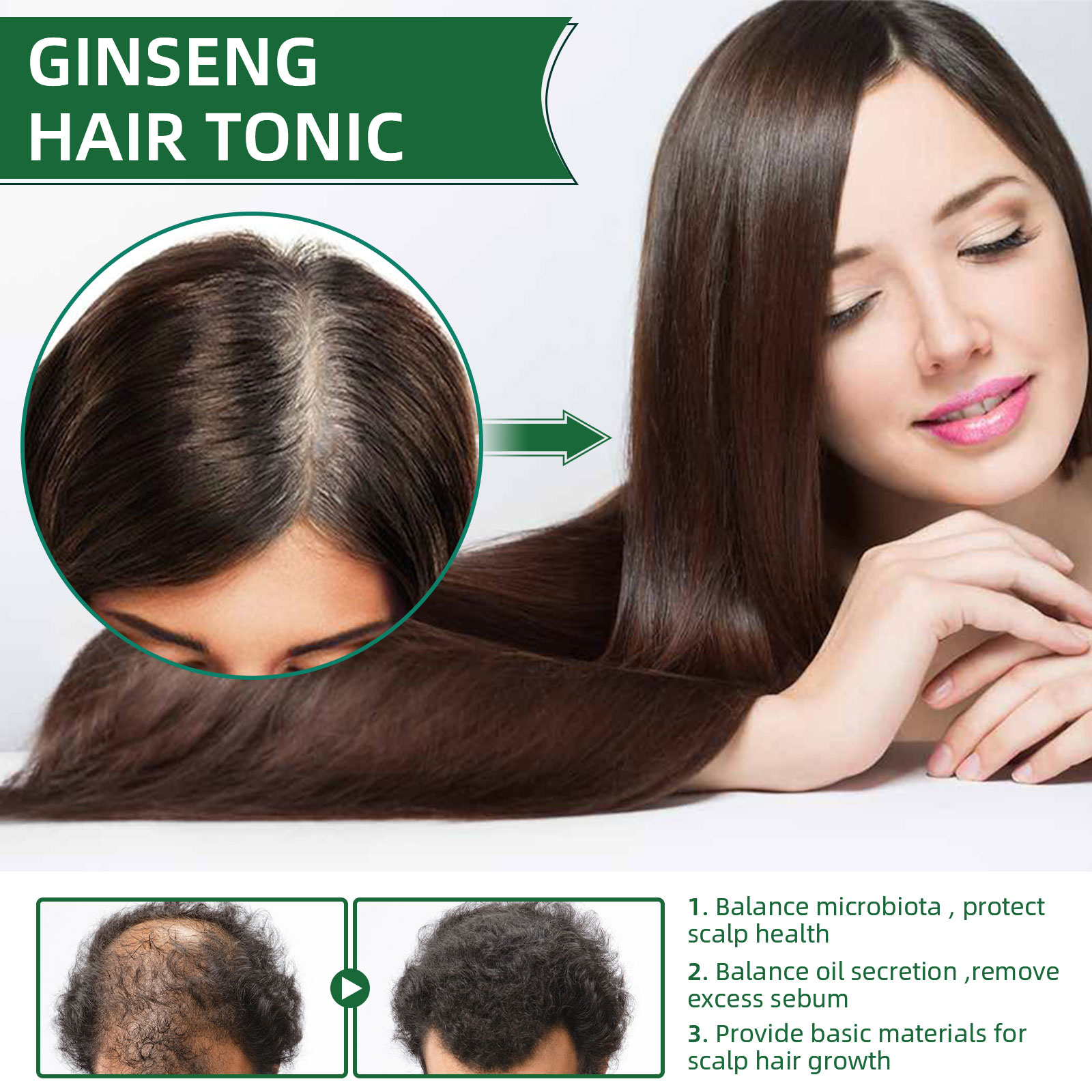Natural Herbal Ginseng Hair Ca - Hair Care Herbal Products review and price