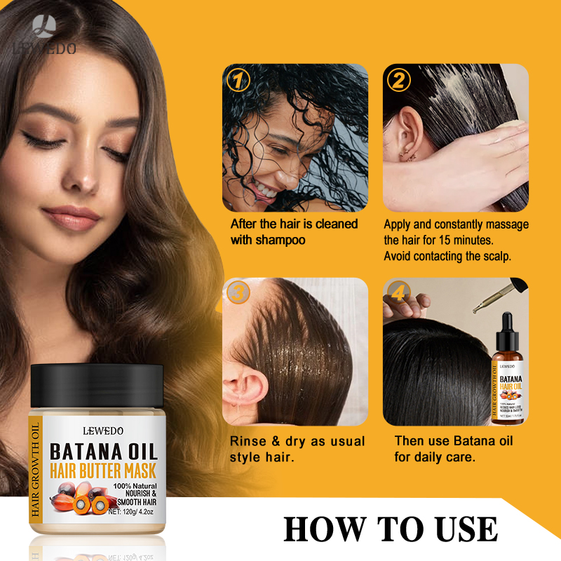 LEWEDO Batana Oil Hair Growth  - Caffeine Hair Serum review and price