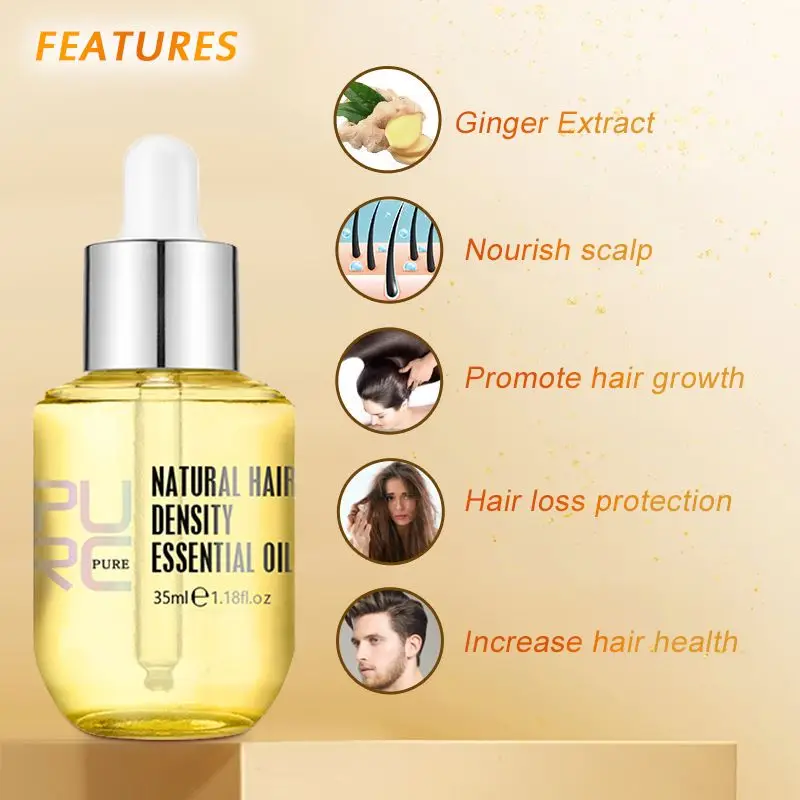 PURC 10PCS Hair Growth for Men - Hair Care Herbal Products review and price