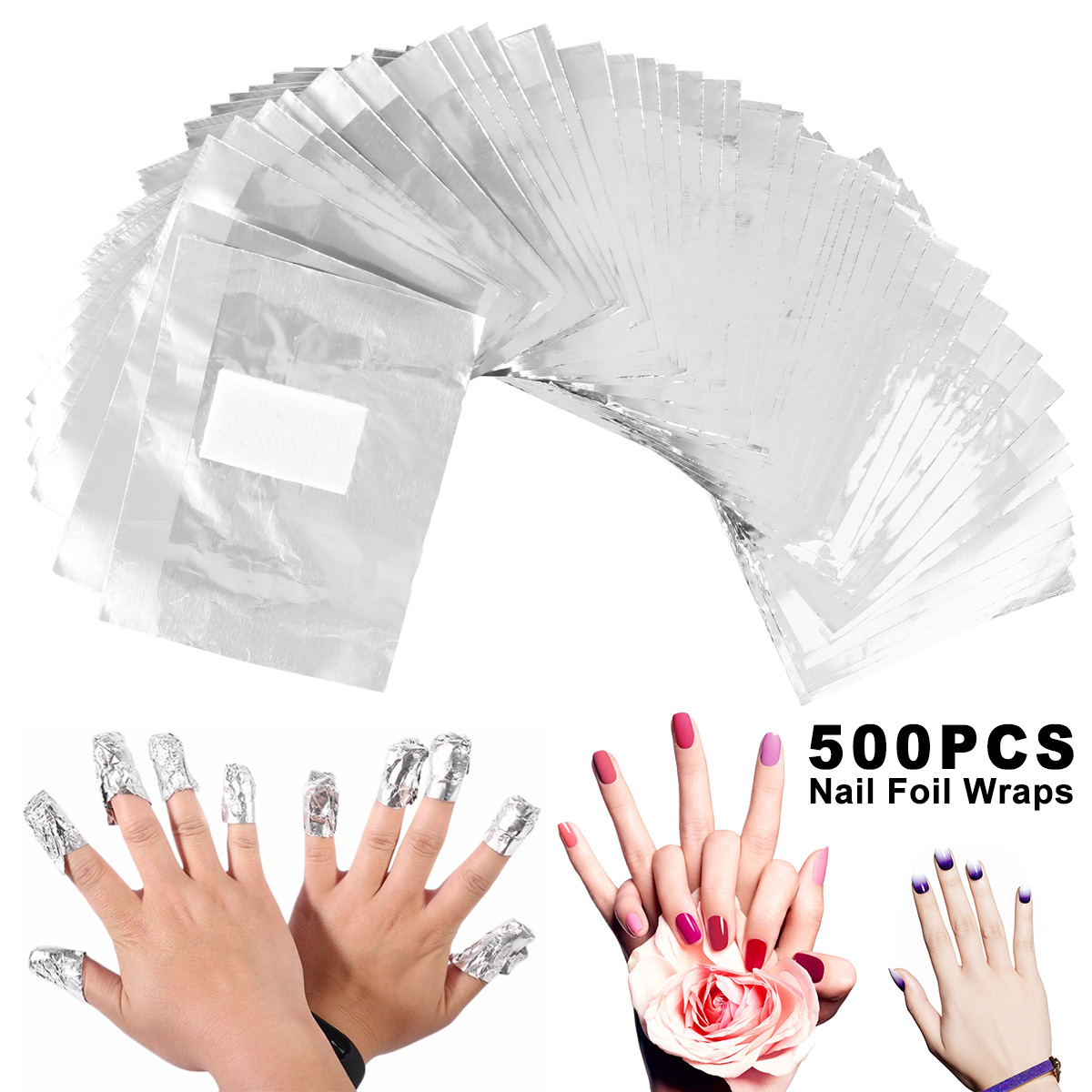500/1000Pcs Aluminium Foil Gel - Hair Care Gel review and price