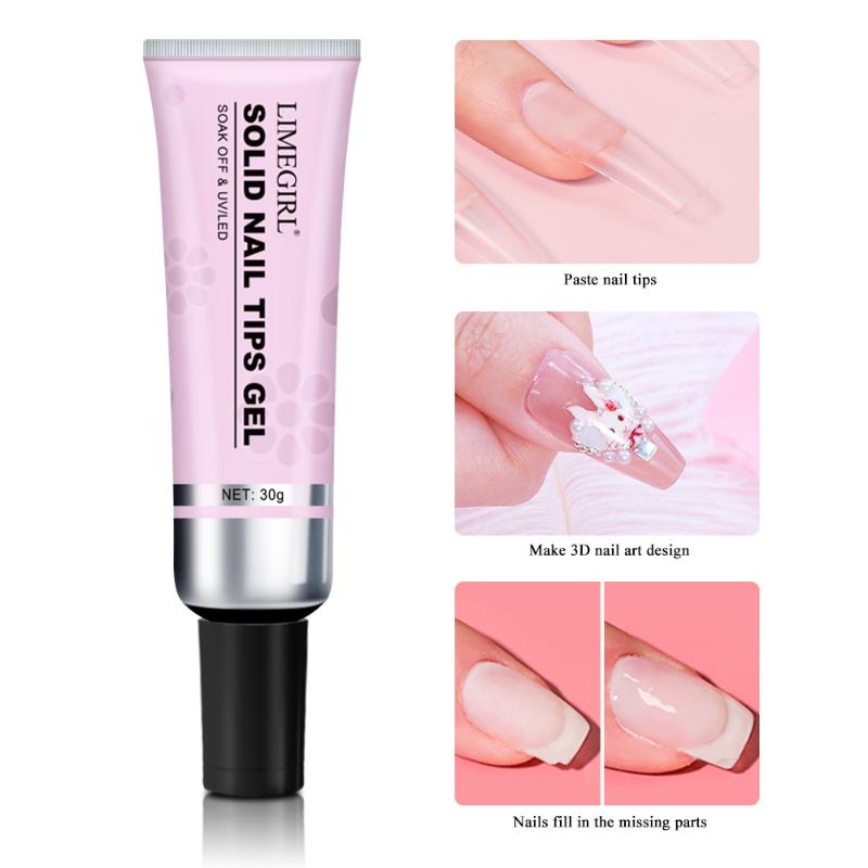 30g Soft Transparent Nail Tips - Hair Care Gel review and price