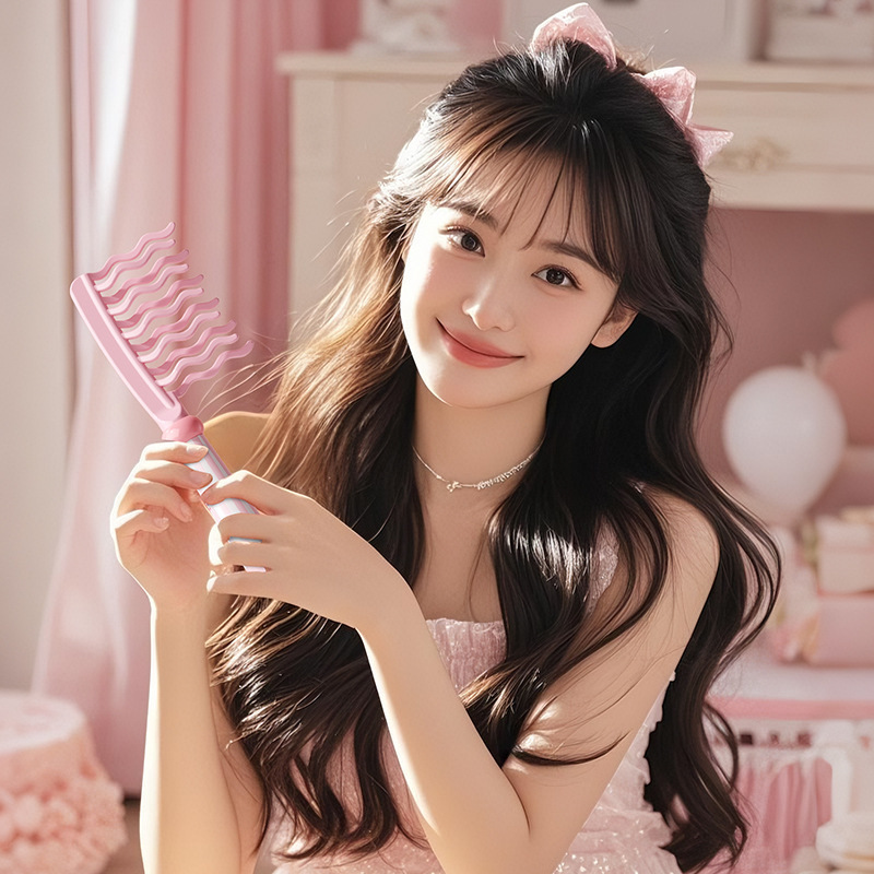 Double Row Wavy Tooth Hair Sty - Hair Care Wavy Hair review and price