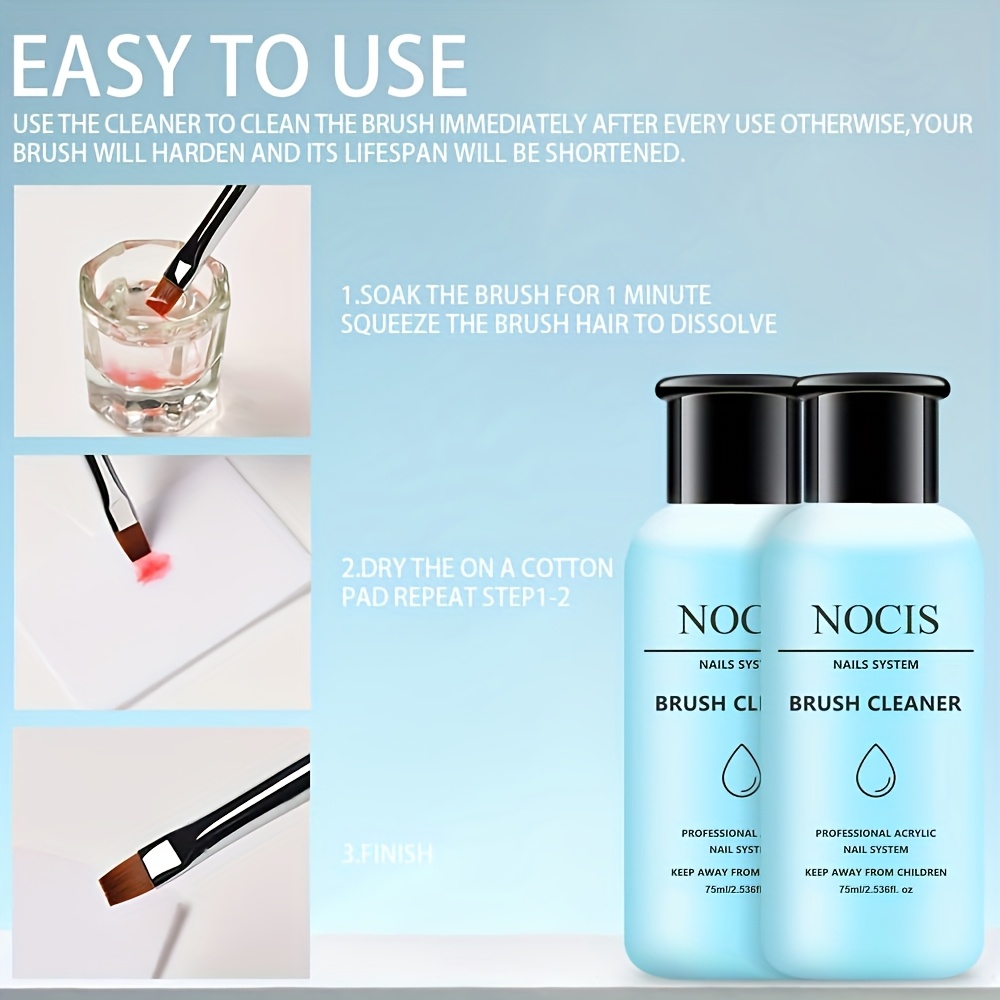 NOCIS 75ml Acrylic Nail Brush  - Hair Care Gel review and price